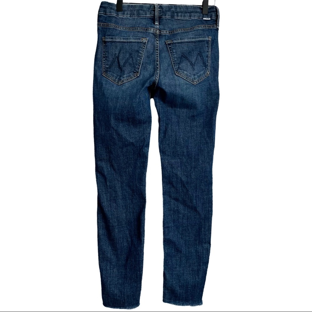 MOTHER Looker Ankle Step Fray Jeans in CAN'T LEAVE IT ALONE SIZE 26 - Picture 6 of 14